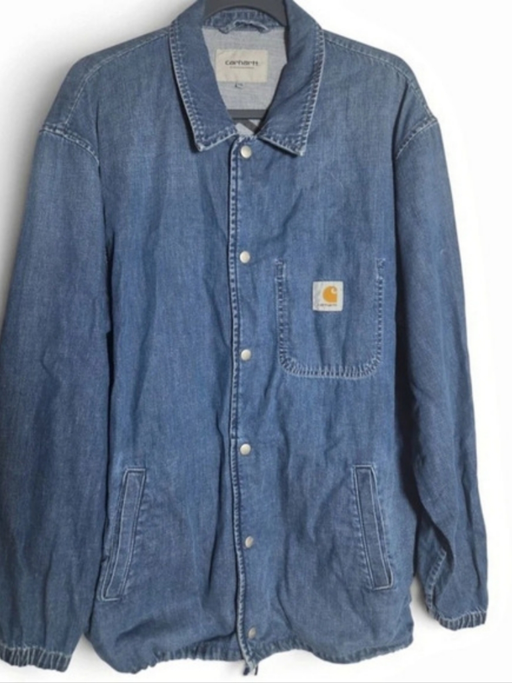 Carhartt WIP denim Coach Jacket Sz Xxl
